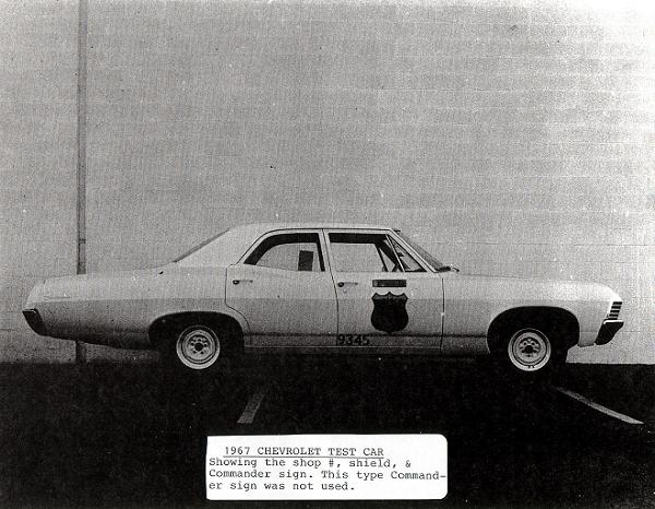 67 chev test car