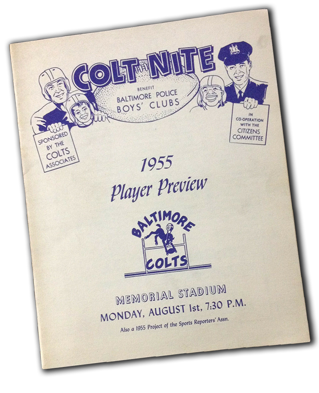 Colts Baltimore Police Boys Club 1955 72