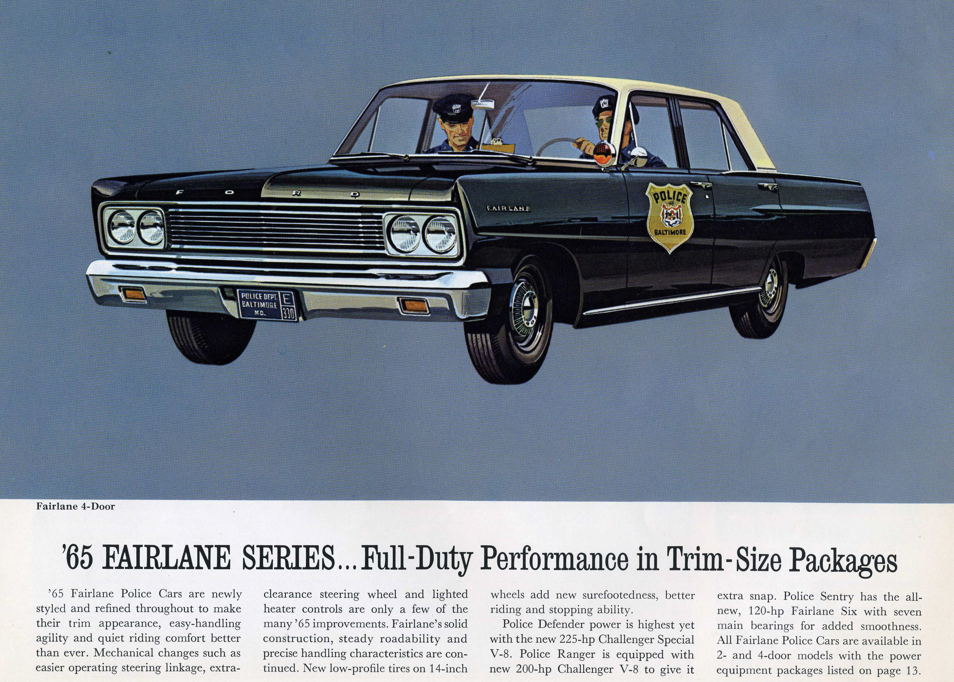 1959 Balto PD Patrol Car   Restored